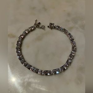 40 Carat Radiant Cut
Sterling Tennis
Bracelet
